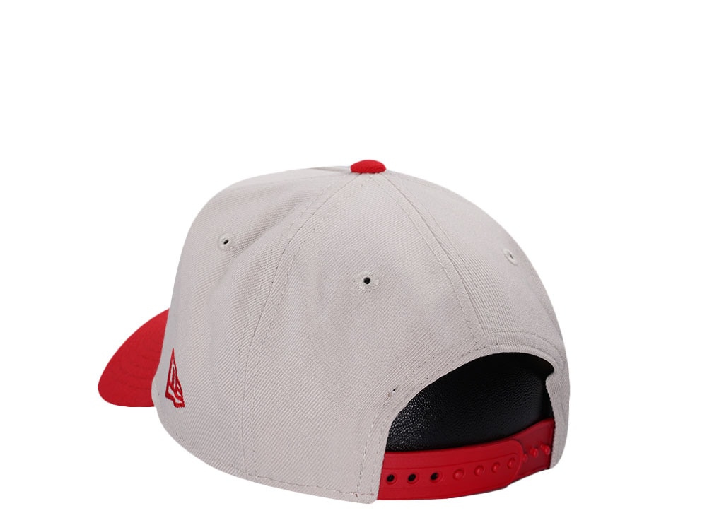 New Era Kansas City Chiefs Stone Two Tone 9Forty A Frame Snapback Cap