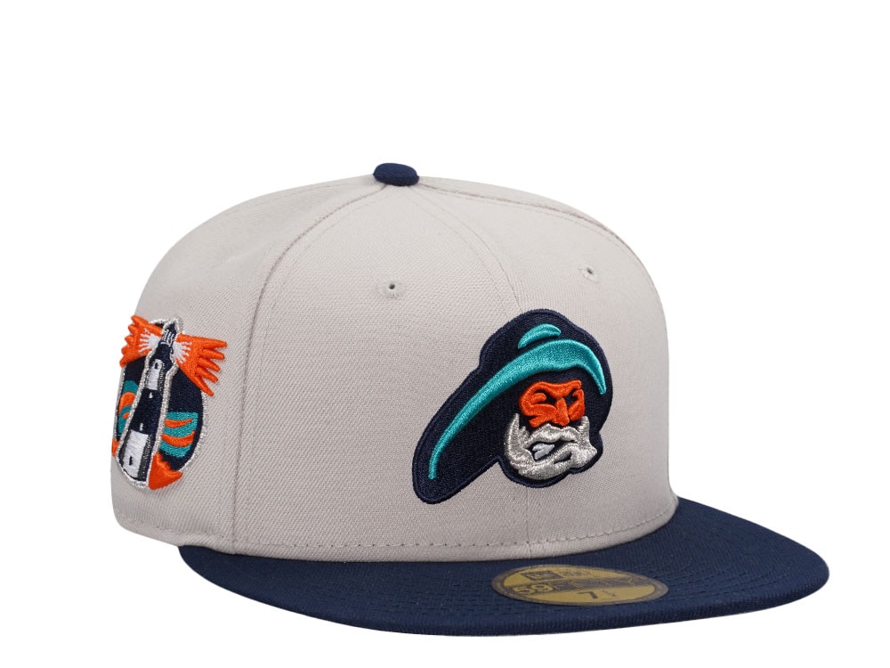 New Era New York Islanders Fisherman Stone Two Tone Edition 59Fifty Fitted Cap