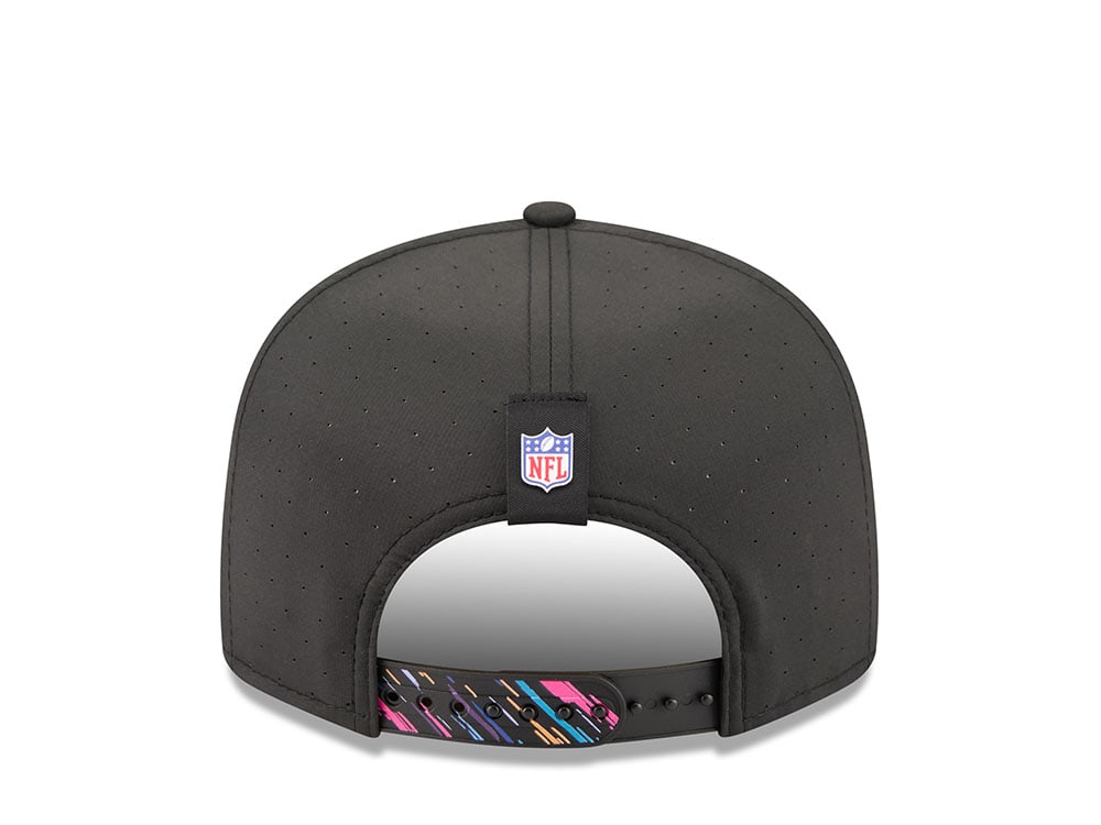 New Era New Orleans Saints Crucial Catch 2026 Black Edition 9Fifty Split Panel Snapback Cap