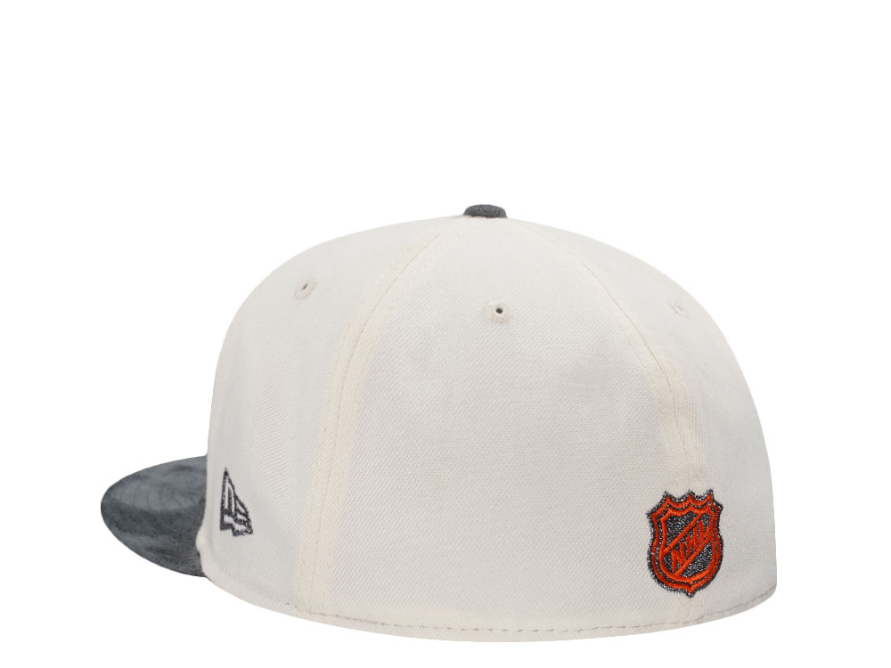 New Era Anaheim Ducks 10th Anniversary Chrome Two Tone Edition 59Fifty Fitted Cap