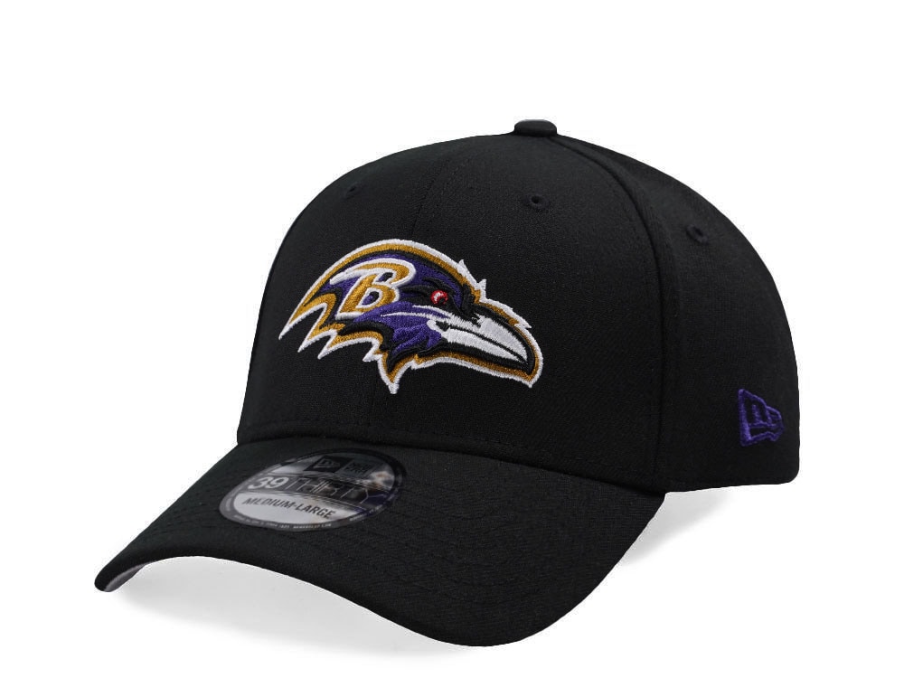 New Era Baltimore Ravens Black Classic Edition 39Thirty Stretch Fit Cap