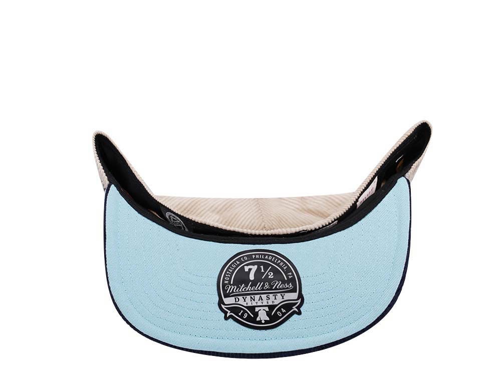 Mitchell & Ness Seattle Kraken Inaugural Season 21 Two Tone Cord Edition Dynasty Fitted Cap