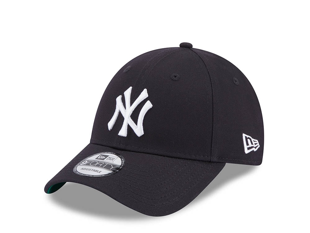 New Era New York Yankees Navy Throwback 9Forty Strapback Cap