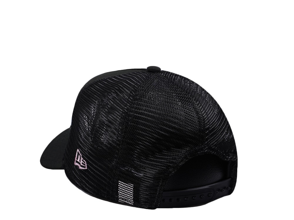 New Era Inter Miami Black Prime Edition 9Forty A Frame Trucker Snapback Cap