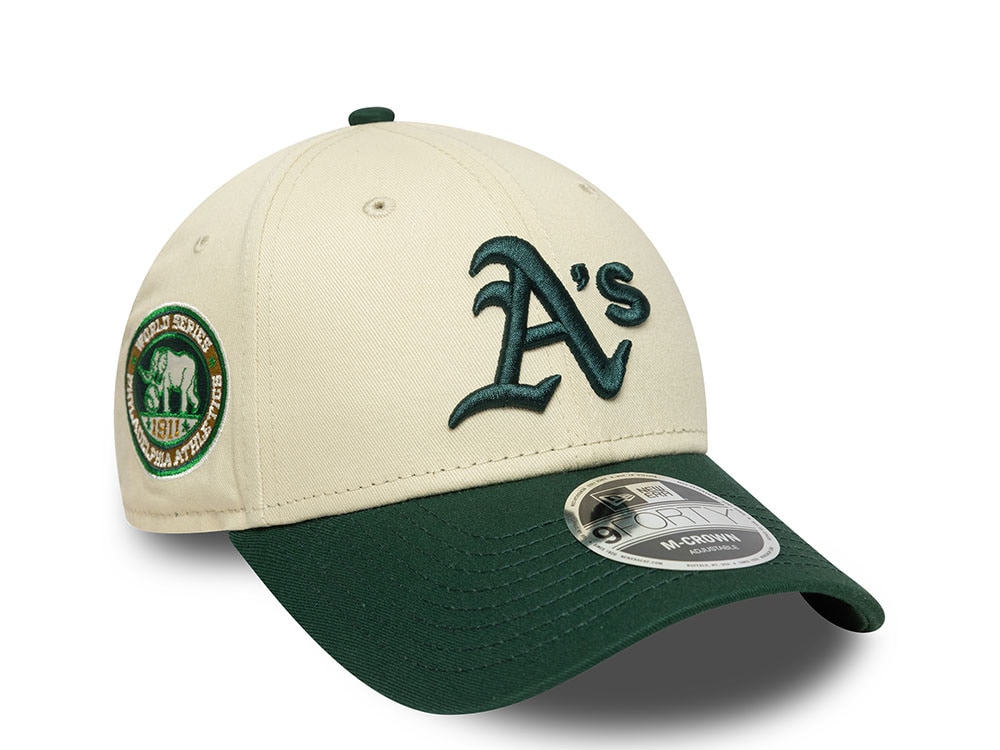 New Era Oakland Athletics 1911 World Series Two Tone Edition 9Forty M Crown Snapback Cap