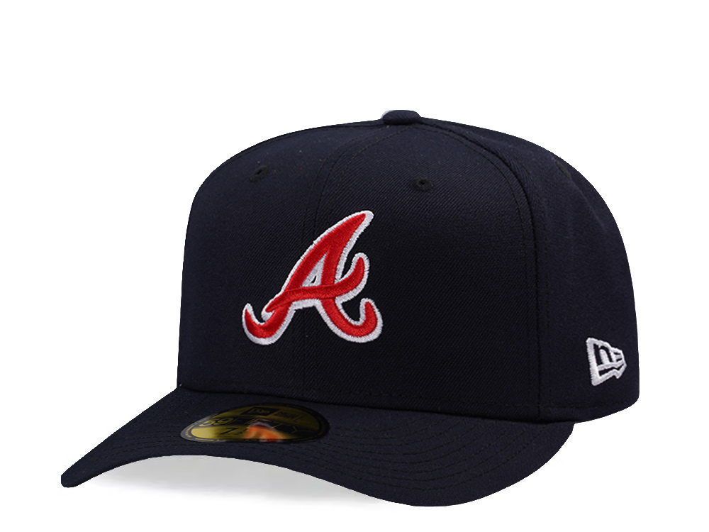 New Era Atlanta Braves Navy Prime Edition 59Fifty Pre Curved Fitted Cap