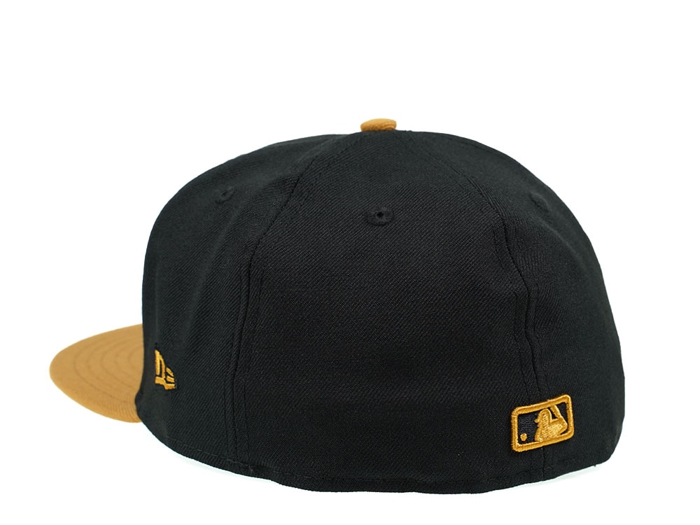 New Era Boston Red Sox Black Panama Tan Edition 59Fifty Fitted Cap