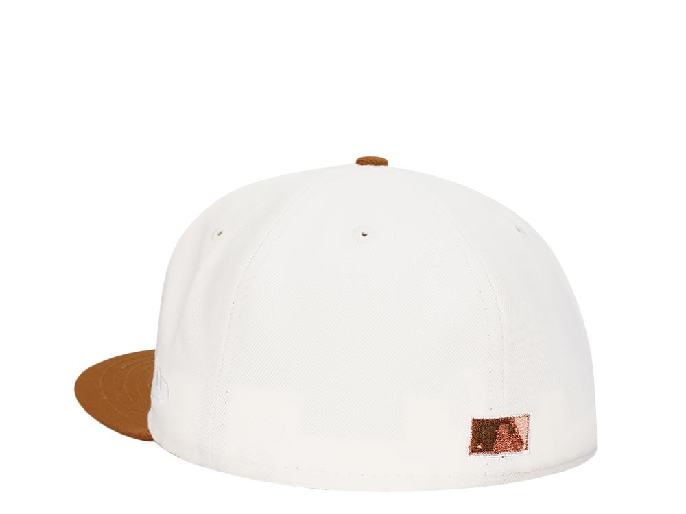 New Era Florida Marlins World Series 2003 Cream Peach Copper Two Tone Edition 59Fifty Fitted Cap