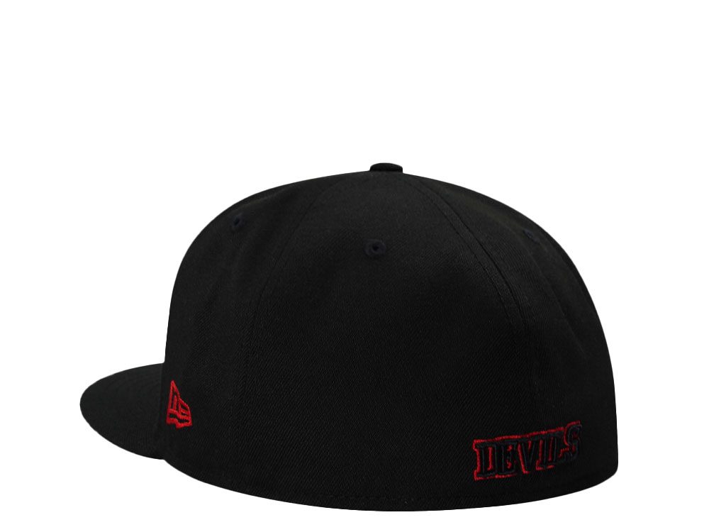 New Era New Jersey Devils 30th Anniversary Legend Black Red Edition 59Fifty Fitted Cap