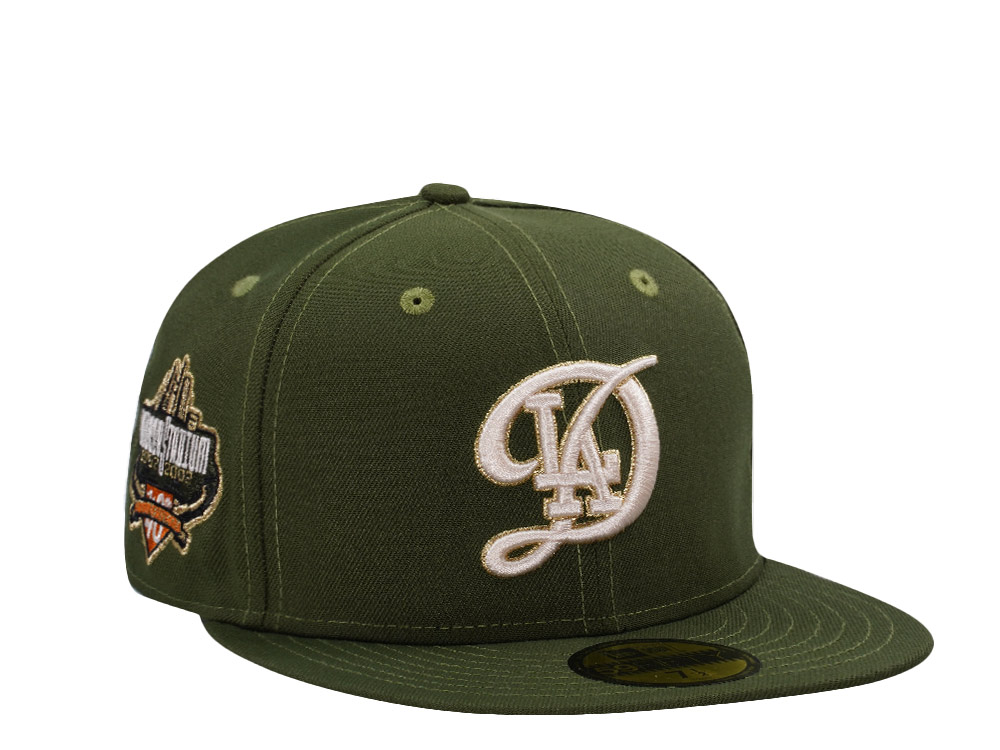 New Era Los Angeles Dodgers Stadium 40th Anniversary Olive Prime Edition 59Fifty Fitted Cap
