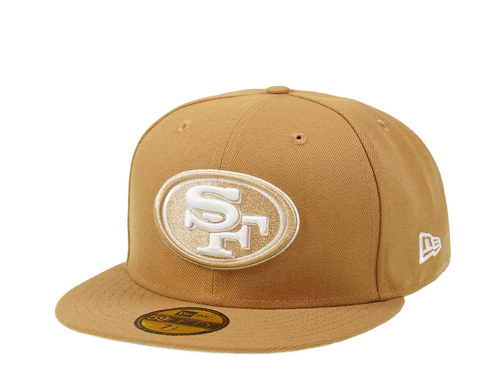 New Era San Francisco 49ers Wheat Edition 59Fifty Fitted Cap