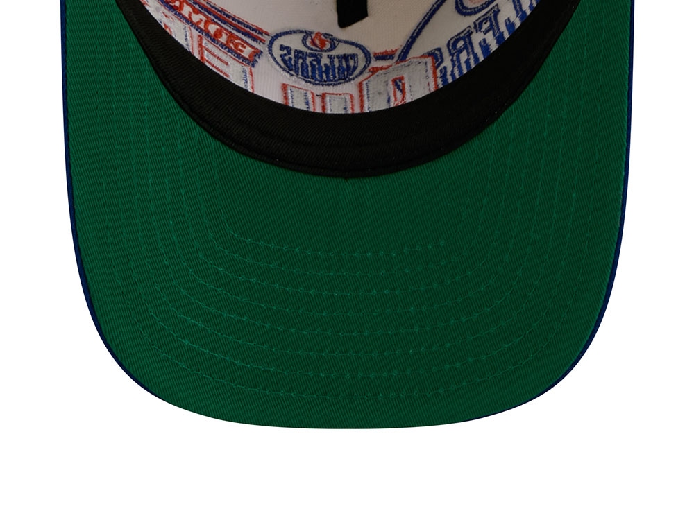 New Era Edmonton Oilers Classic Logo Two Tone Edition 9Fifty A Frame Snapback Cap