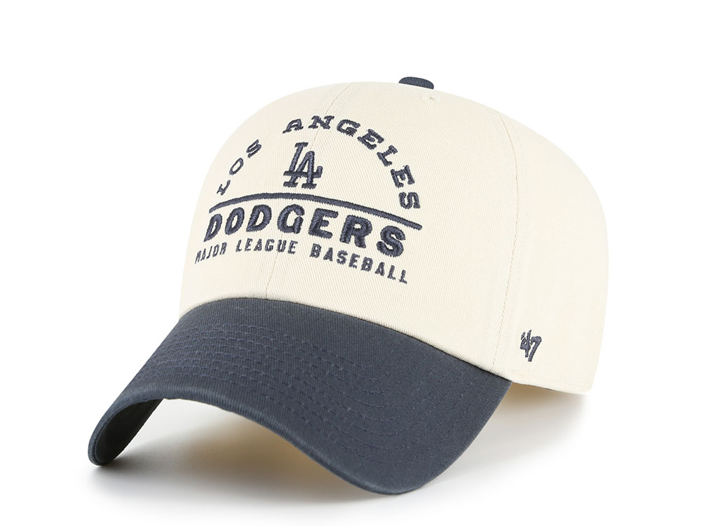 47 Brand Los Angeles Dodgers Natural Clean Up Strapback Cap