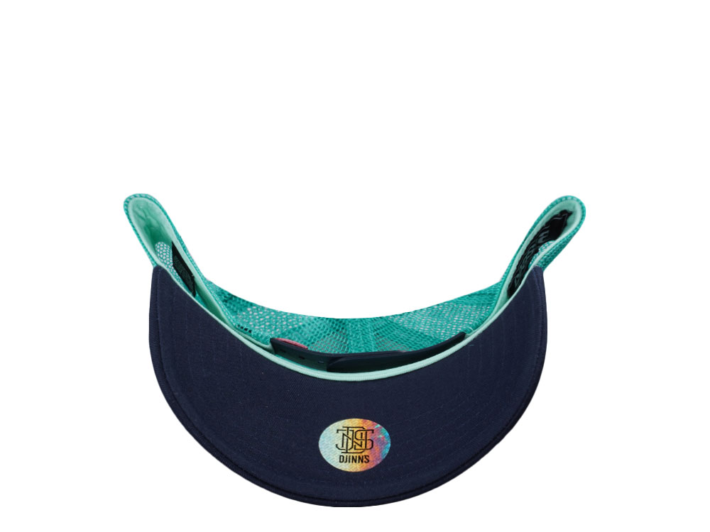 Djinns Suns Up Buns Up Coastal Trucker Snapback Cap
