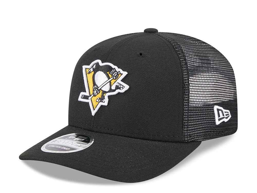 New Era Pittsburgh Penguins Black Edition 9Seventy Trucker Snapback Cap