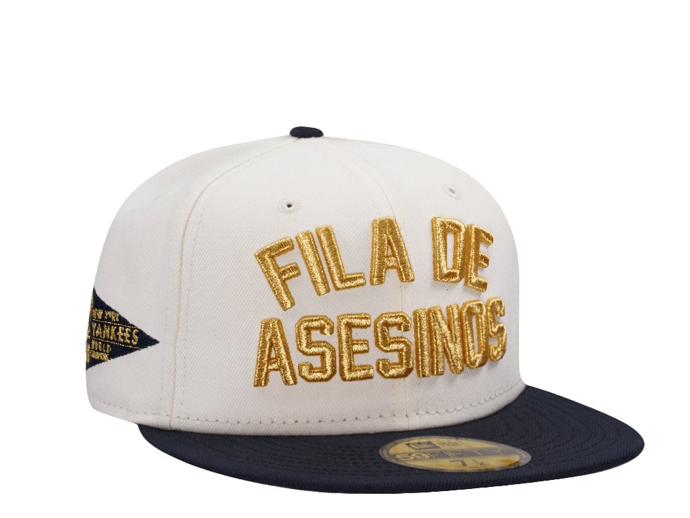 New Era New York Yankees World Series 1927 Chrome Gold Two Tone Edition 59Fifty Fitted Cap