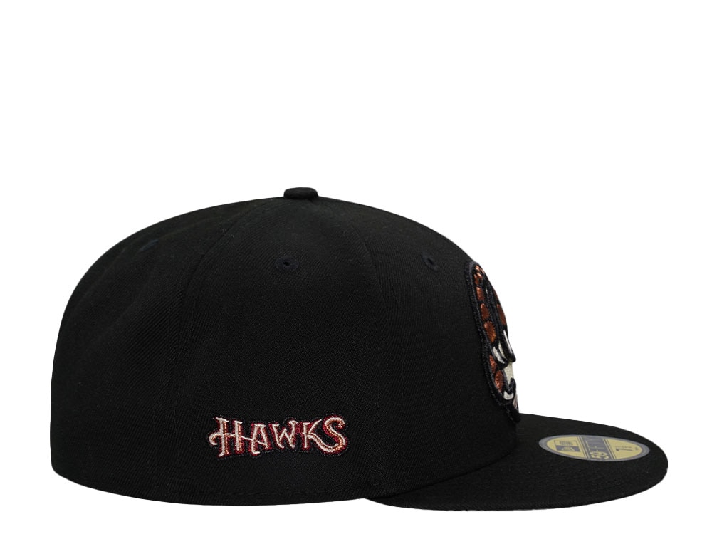 New Era Boise Hawks Black Throwback Edition 59Fifty Fitted Cap