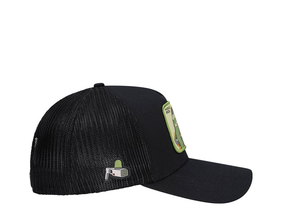 Capslab Rick and Morty Pickle Rick Trucker Snapback Cap