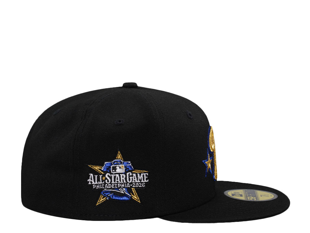 New Era Philadelphia Phillies All Star Game 2026 Metallic Black Prime Edition 59Fifty Fitted Cap