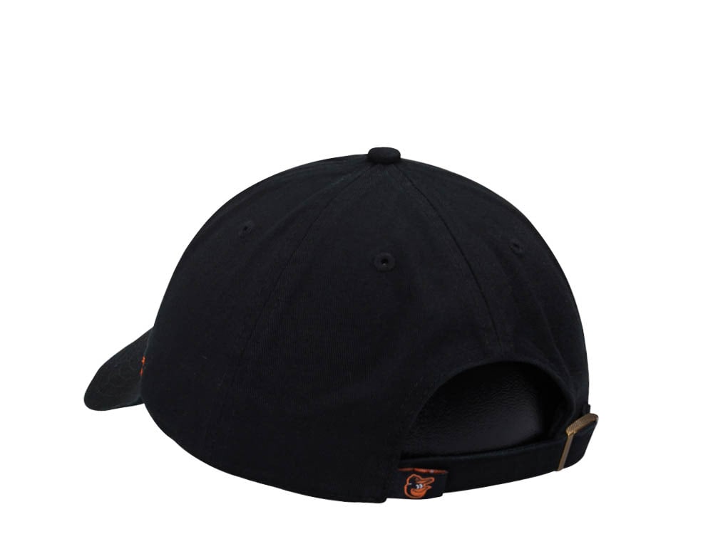 47Brand Baltimore Orioles Black Clean up Strapback Cap