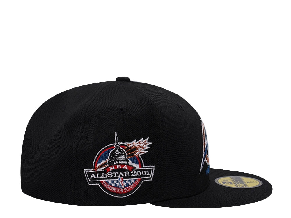 New Era Washington Wizards All Star Game 2001 Wool Black Throwback Edition 59Fifty Fitted Cap