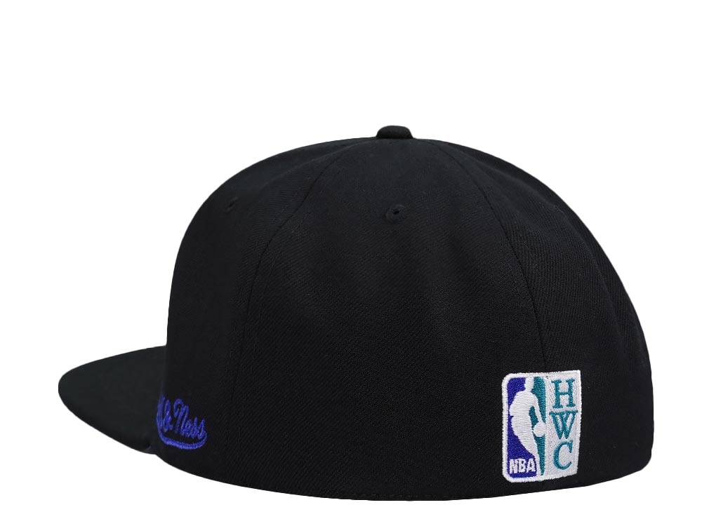 Mitchell & Ness Charlotte Hornets Logo History Hardwood Classic Dynasty Fitted Cap