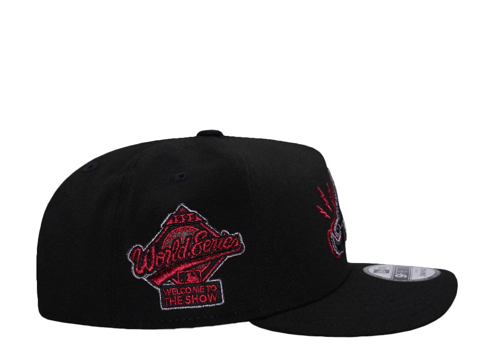 New Era Atlanta Braves World Series 1995 Black Edition 9Fifty A Frame Snapback Cap