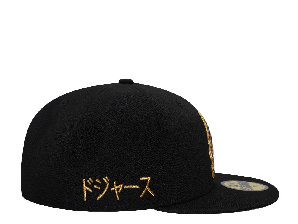 New Era Los Angeles Dodgers Metallic Skull Black Prime Edition 59Fifty Fitted Cap