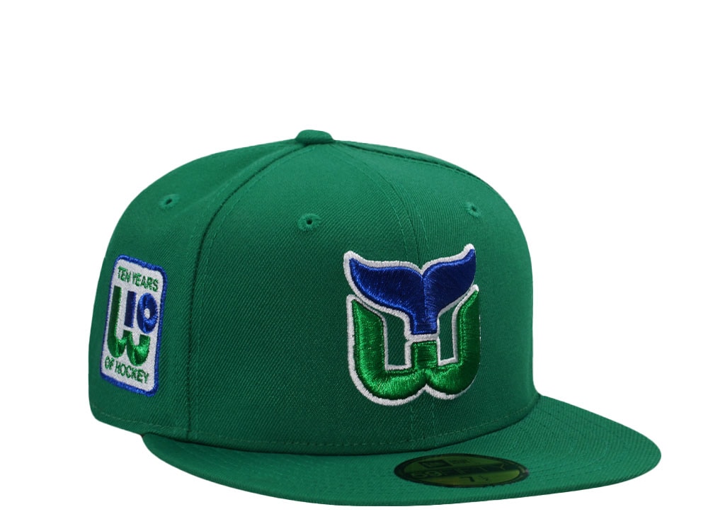 New Era Hartford Whalers 10th Anniversary Green Edition 59Fifty Fitted Cap