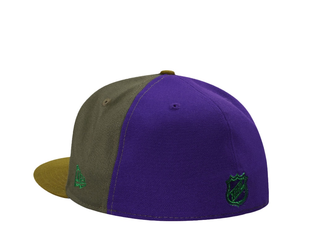 New Era Toronto Maple Leafs All Star Game 2024 Olive Purple Two Tone Edition 59Fifty Fitted Cap