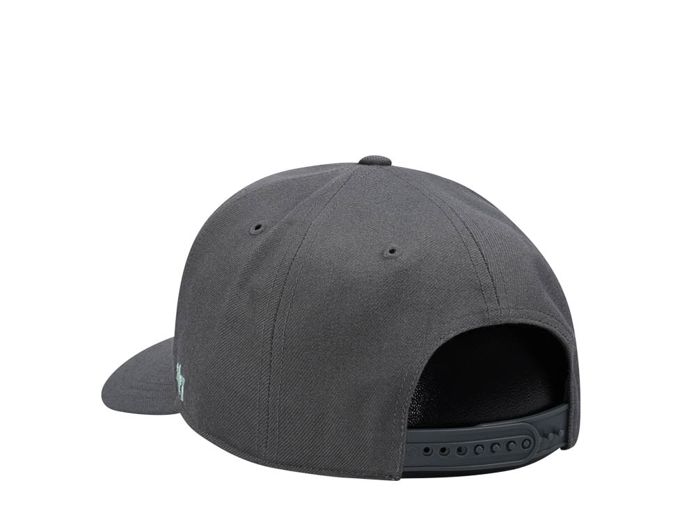 47Brand Oakland Athletics Charcoal Cold Zone MVP DP Snapback Cap