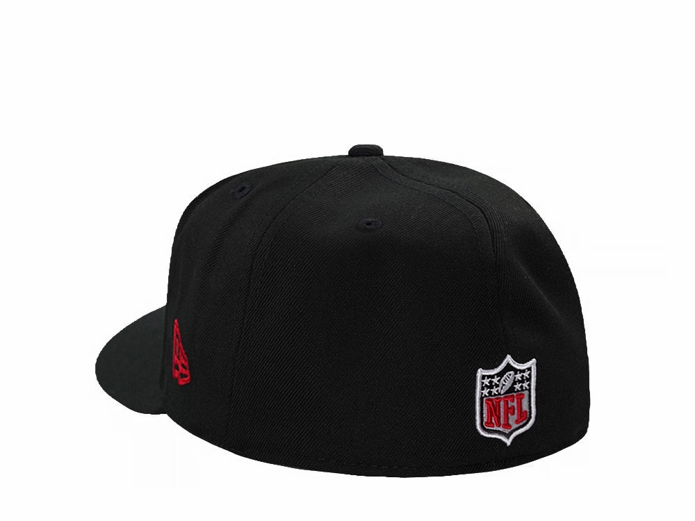 New Era San Francisco 49ers Black Classic Edition Pre Curved 59Fifty Fitted Cap
