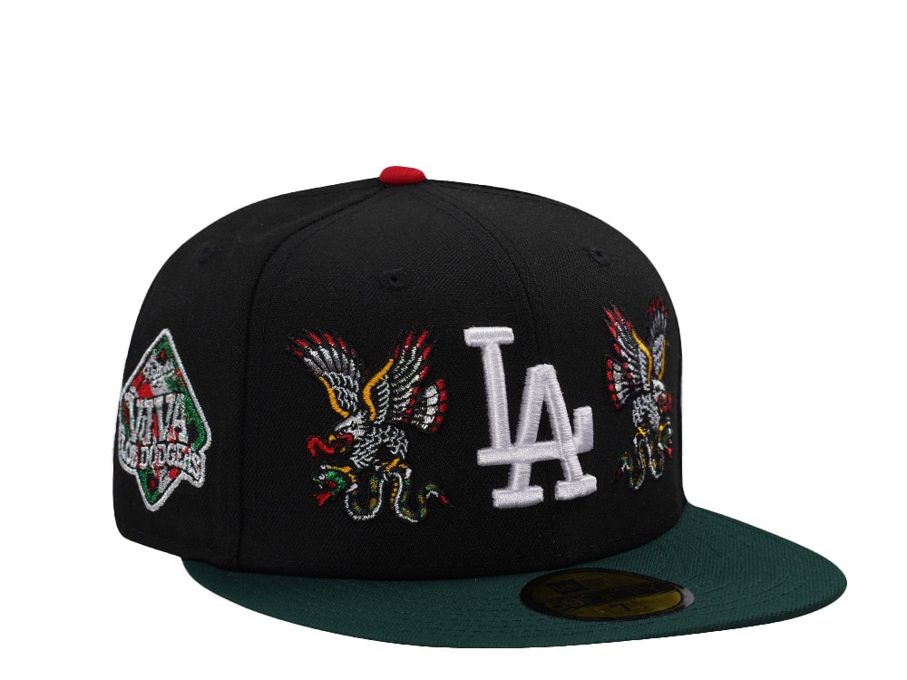 New Era Los Angeles Dodgers Viva Eagle Black Two Tone Edition 59Fifty Fitted Cap