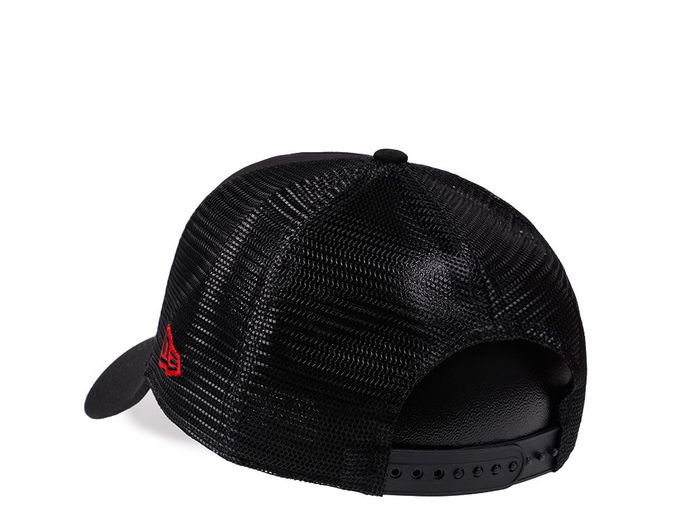 New Era Chicago Bulls Red Pop Edition A Frame Trucker Cap