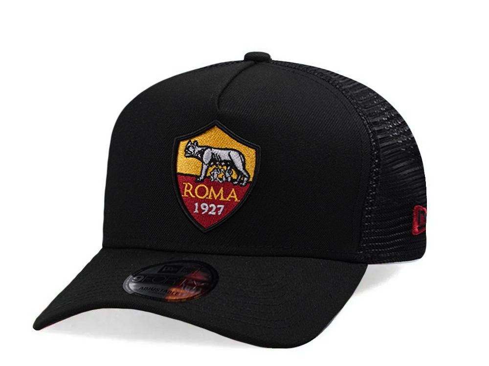 New Era Asroma Black Prime Edition 9Forty A Frame Trucker Snapback Cap