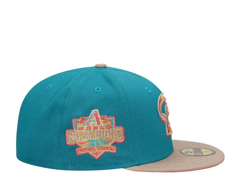 New Era Arizona Diamondbacks 20th Anniversary Pink Desert Two Tone Prime Edition 59Fifty Fitted Cap