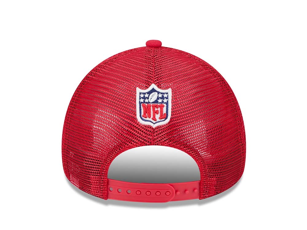 New Era San Francisco 49ers Sideline 2024 9Forty A Frame Trucker Snapback Cap