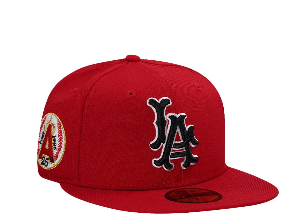 New Era Los Angeles Angels 25th Anniversary Red Wool Edition 59Fifty Fitted Cap