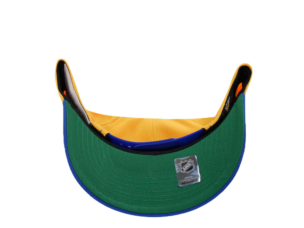 Mitchell & Ness St. Louis Blues Pro Crown Fit Vintage Yellow Snapback Cap