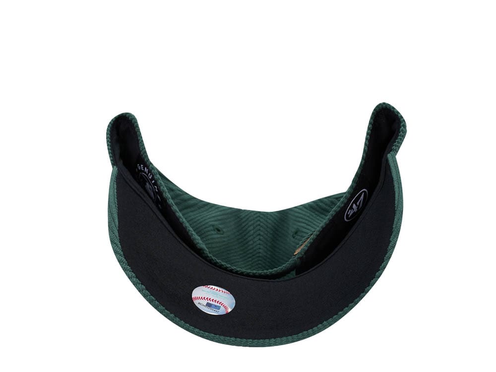 47Brand Oakland Athletics Dark Green Thick Cord MVP Strapback Cap