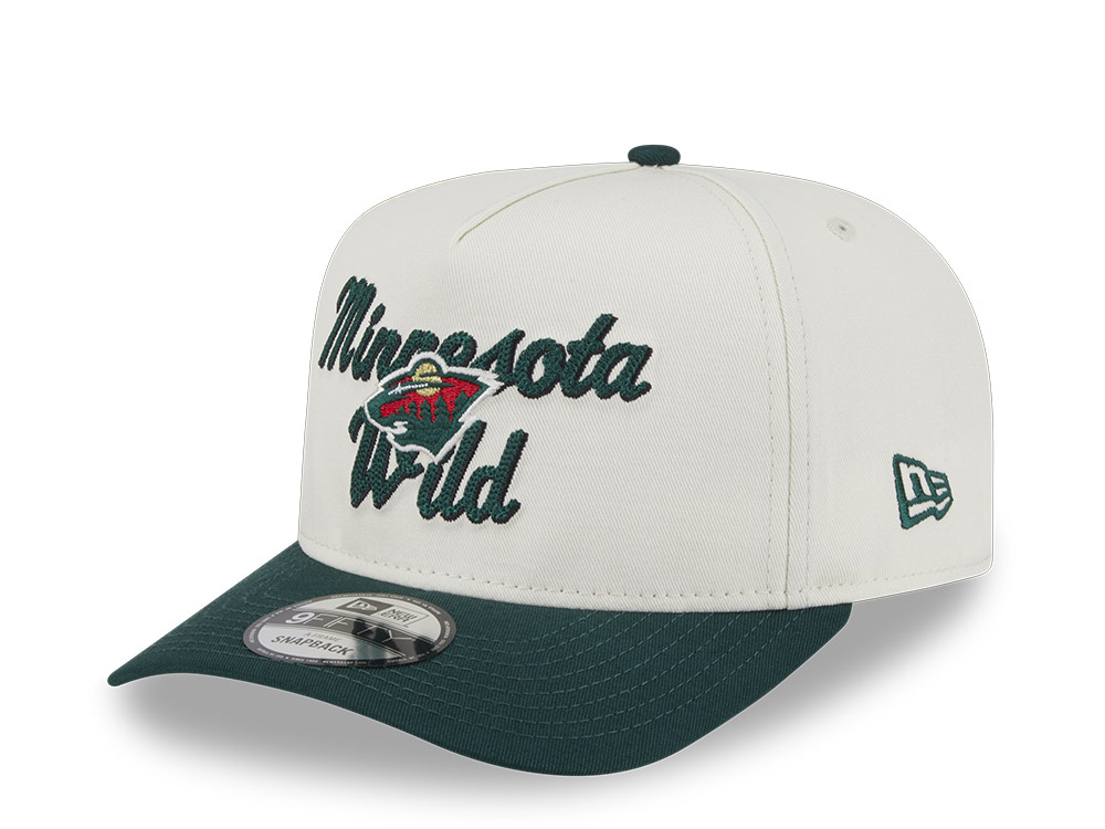 New Era Minnesota Wild Chainstitch 9Fifty A Frame Snapback Cap