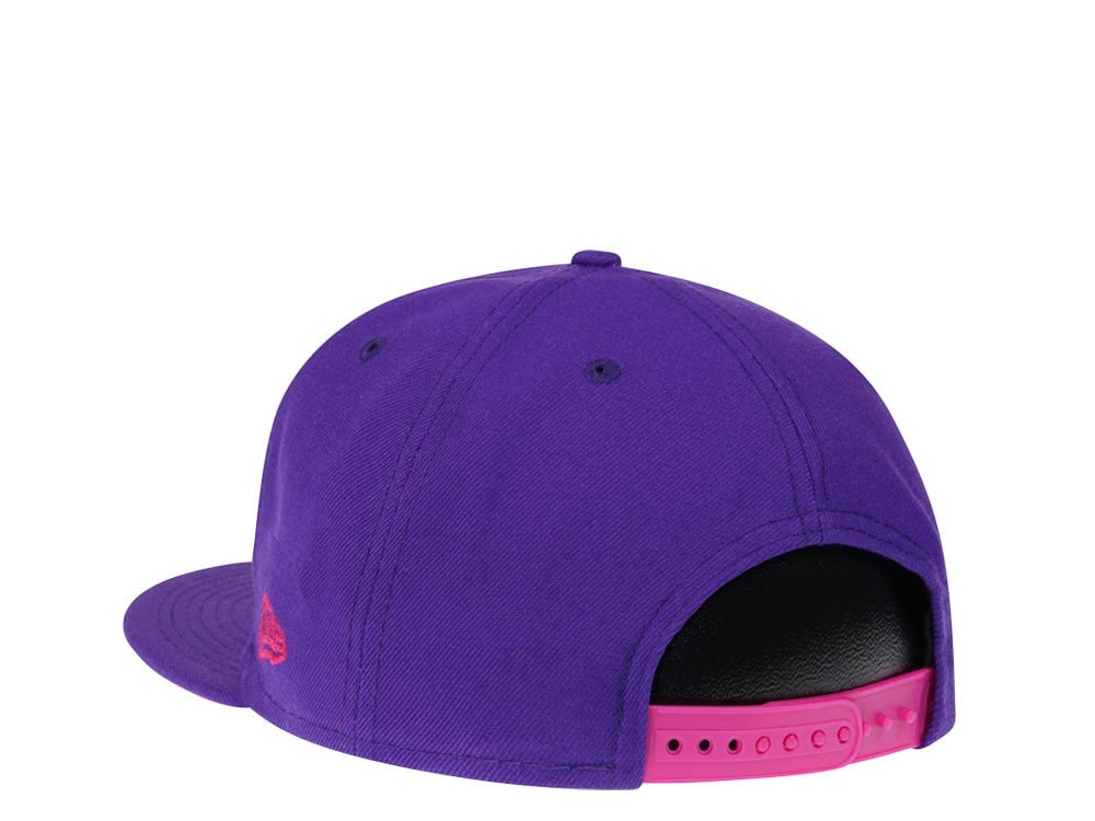 New Era Utah Jazz Purple Script Edition 9Fifty Snapback Cap