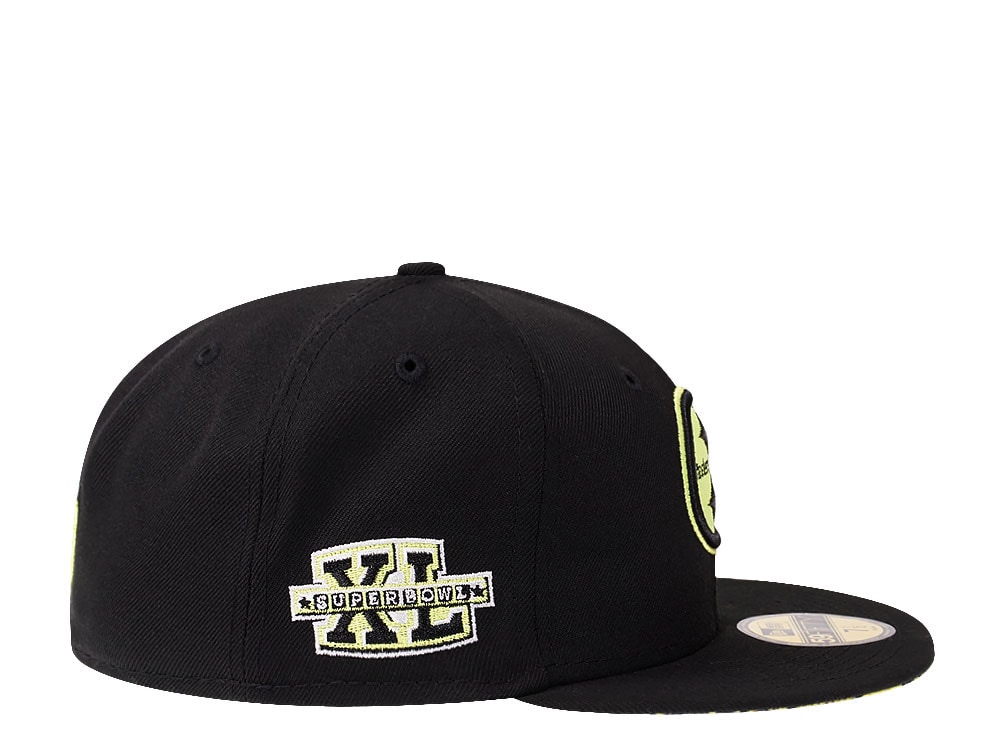 New Era Pittsburgh Steelers Super Bowl XL Black Summerpop Edition 59Fifty Fitted Cap