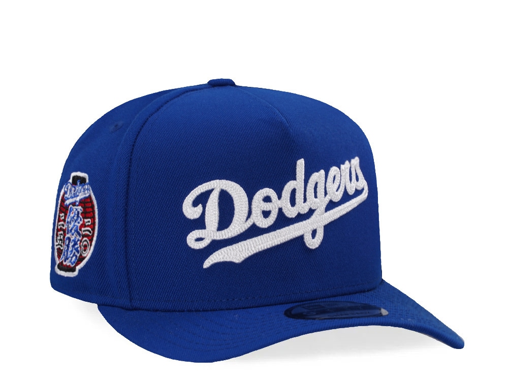 New Era Los Angeles Dodgers World Series Chase 2025 Blue Classic Edition 9Fifty A Frame Snapback Cap