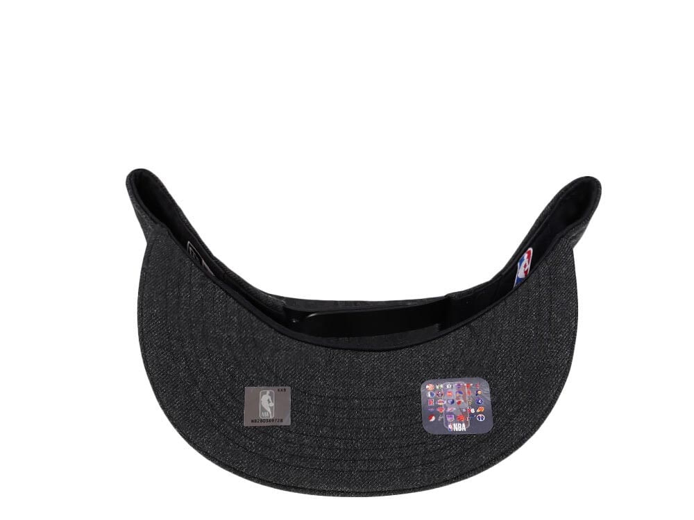 New Era Chicago Bulls Heather Black Edition 9Fifty Snapback Cap