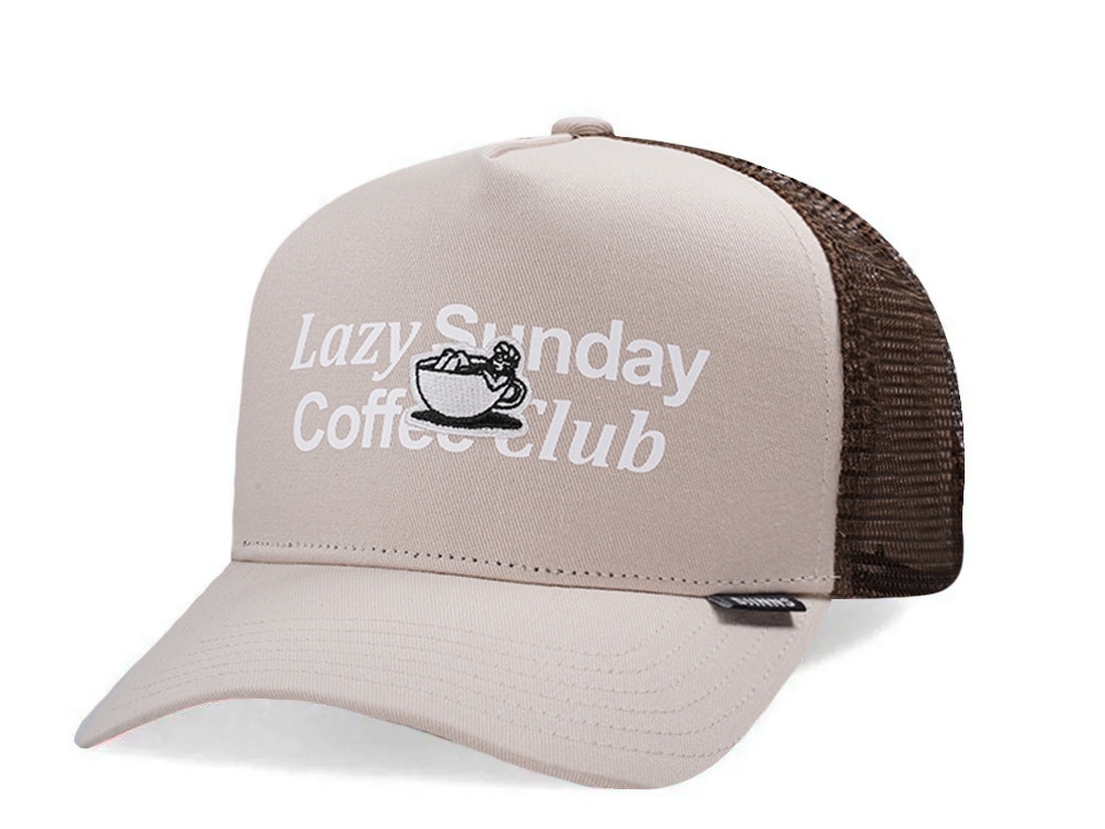 Djinns HFT Guy in a Cup Creme Trucker Snapback Cap