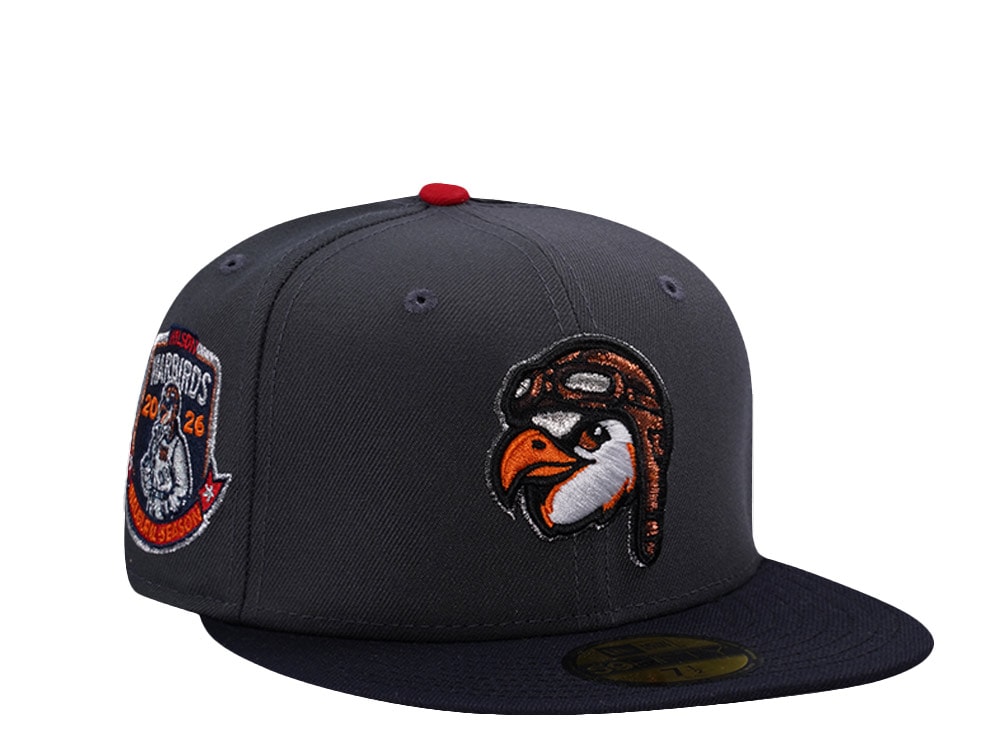 New Era Wilson Warbirds Inaugural Season 2026 Dark Gray Two Tone Edition 59Fifty Fitted Cap