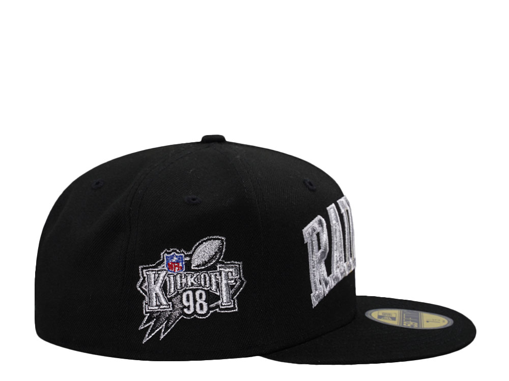 New Era Las Vegas Raiders Kickoff 1998 Metallic Prime Edition 59Fifty Fitted Cap
