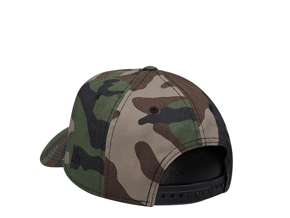 New Era New York Knicks C Dub Camo 9Forty A Frame Snapback Cap