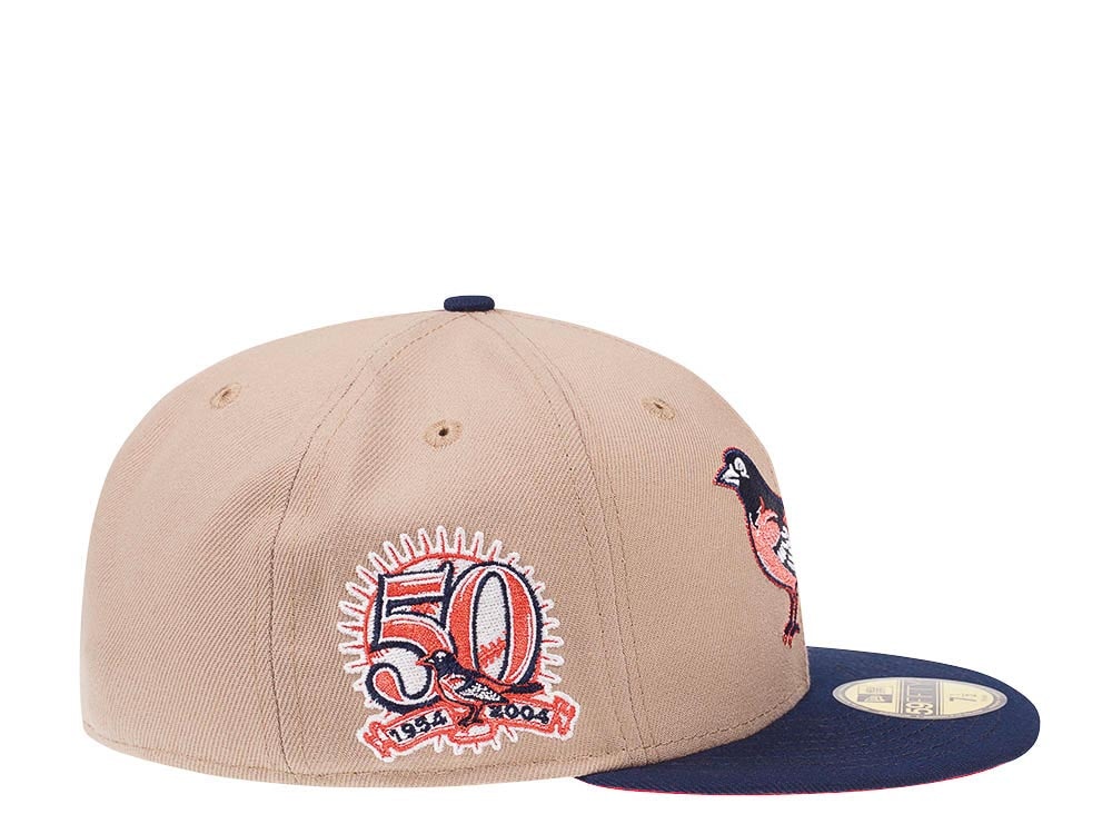 New Era Baltimore Orioles 50th Anniversary Prime Two Tone Edition 59Fifty Fitted Cap